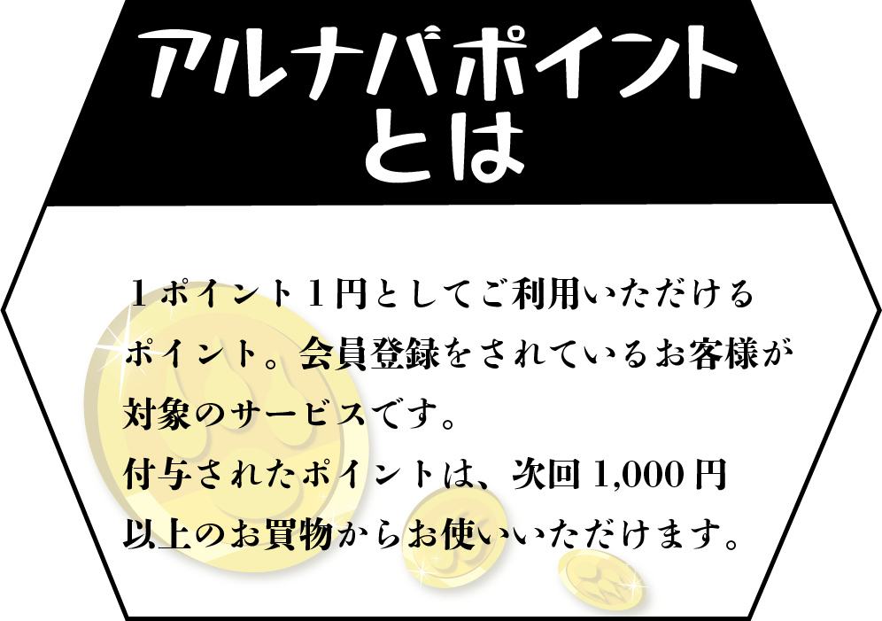 アルナバポイントの説明