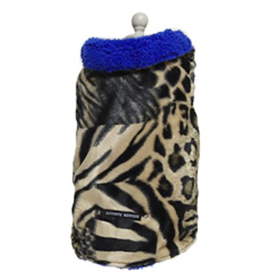 パネル柄アニマルコート